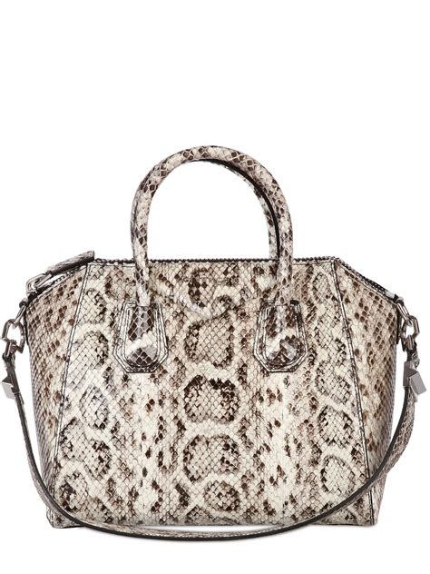 givenchy antigona clutch snakeskin|givenchy antigona mini.